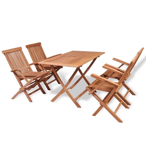 Bois teck massif ensemble - teck,