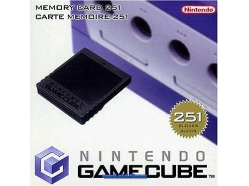 Carte mémoire gamecube - carte,