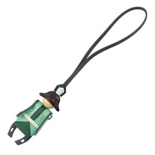 HERMES Fireworks Maker Bag Charm Epsom/Chevre Myzore Goatskin Ardoise/RougeS...