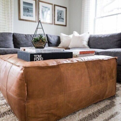 Tabouret boho ottoman pouffe
