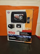 BOSS Audio Systems Universal Headrest w 9" Widescreen Monitor & DVD Player ~ NIB