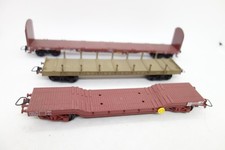 HO Jouef Lot of 3 Bogie Flat Wagon 6751 6581 6550 Lower Ranchers Dossier