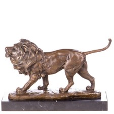 Sculpture Lion en bronze sur