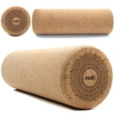 Rouleau de liège de yoga rouleau de fascia 30 cm x 10 cm rouleau de massage...