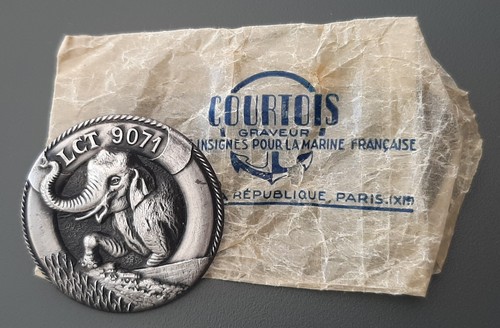 Insigne marine indochine - marine, lct