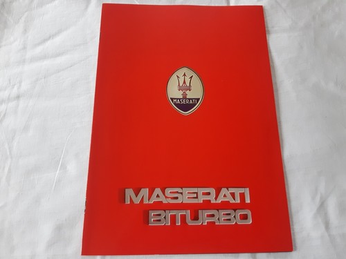 1985 brochure maserati - ≃,