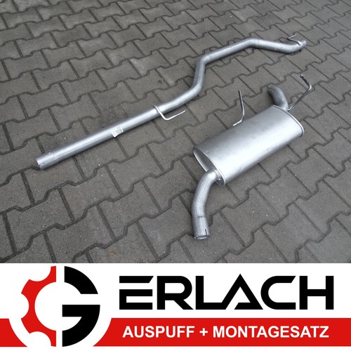 Pot échappement pour opel - d'échappement,