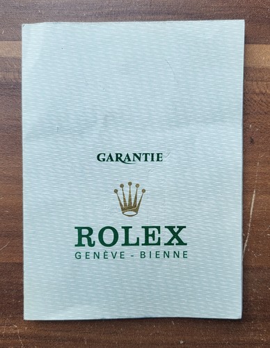 Document garantie montre