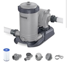 Bestway 2,500 Gallon Filter Pump for Above Ground 300 to 16,400 Gallon Swimming
