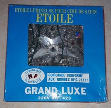 Guirlande Électrique Lumineuse Noël cimier etoile argent