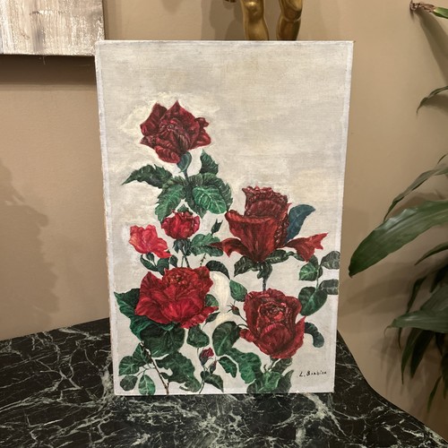 Tableau huile sur pannneau - huile,