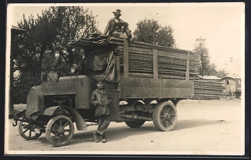 Carte postale photo camion
