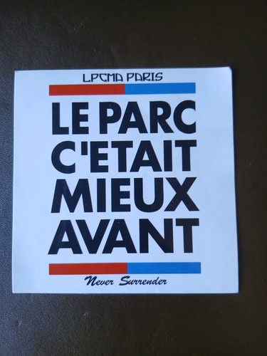 Ancien sticker ultras paris - ancien,