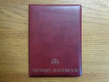 Lotus Esprit Owners Handbook/Manual and Wallet