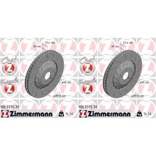 2x ZIMMERMANN Disques de Frein