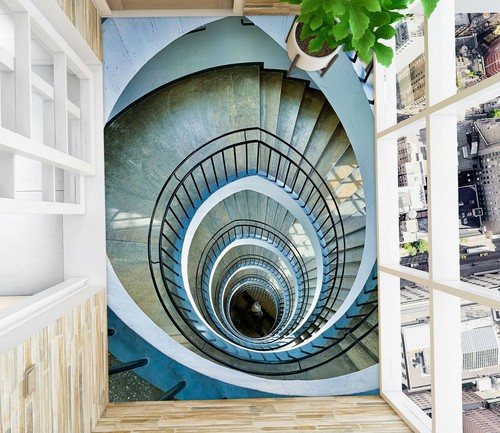 Escalier colimaçon 3d - colimaçon,
