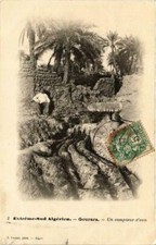 Old postcard AK ALGERIA Geiser 3 Gurara A water meter (755368)