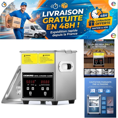 Nettoyeur ultrasons 2l - ultrasons,