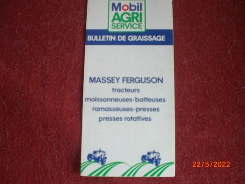 Bulletin graissage des - ,