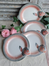 4 ANCIENNES ASSIETTES A