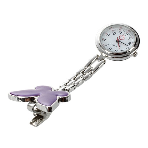 Montre infirmiere violet - infirmiere,