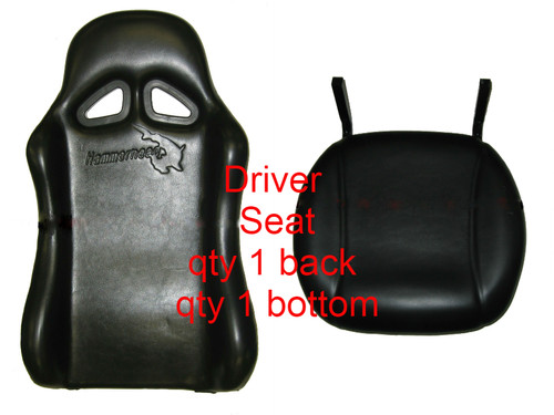 Left driver side seat - seat, 150cc