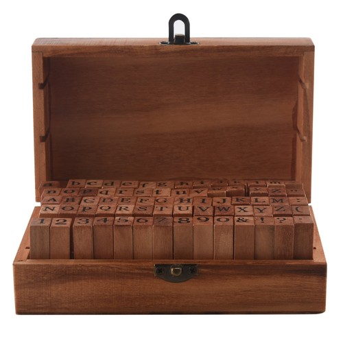 Coffret tampons bois - 70,