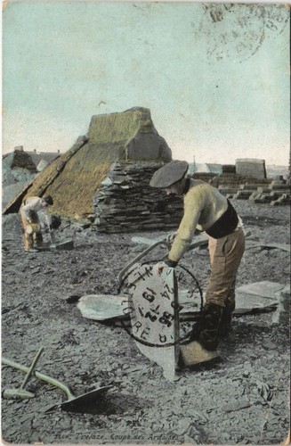 Cpa trélazé coupe des - coupe,