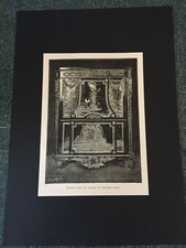 Secrétaire en laque et bronze