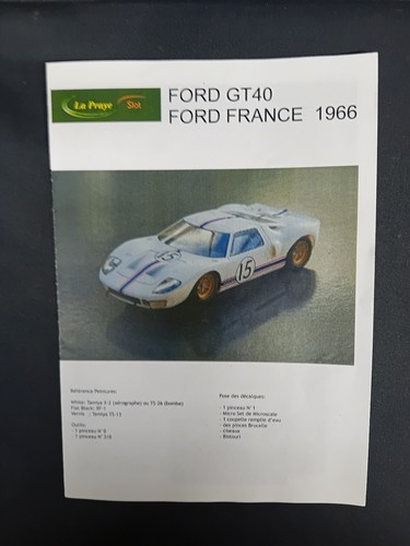 Decalcomanie ford - gt, 40