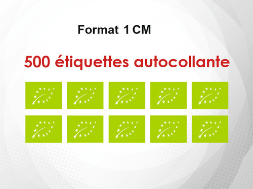 500 stickers autocollant 1 - 500, (1