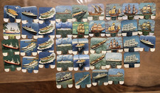 Collection of 39 metal plates boats Huilor