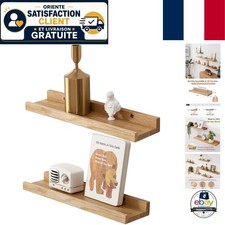 Lot de 2 Étagères Murales en