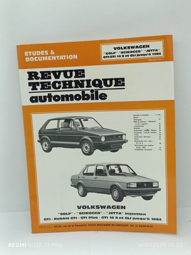 Revue technique golf - , jetta