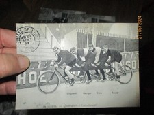 Retirage CPA 1904 Ancien Vélo