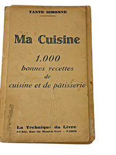 ANCIEN LIVRE MA CUISINE
