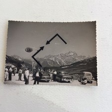 Passo Rolle, petrol station, Vespa Piaggio, 1950, racing car, Ferrari, Alfa Romeo, FRG100