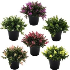 Plantes Artificielles Faux Plantes en Pot Pots Décoratifs Beauté Longue Durée