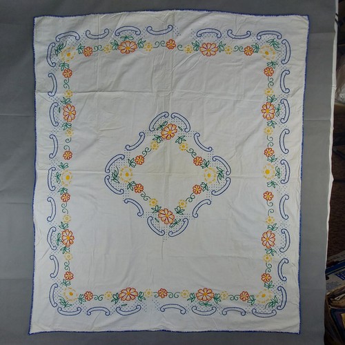 Belle nappe broder - belle, vintage