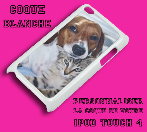 Coque blanche ipod touch - coque,