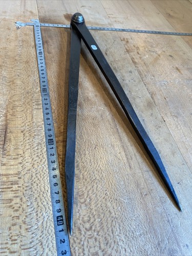 Old tool compass - old,