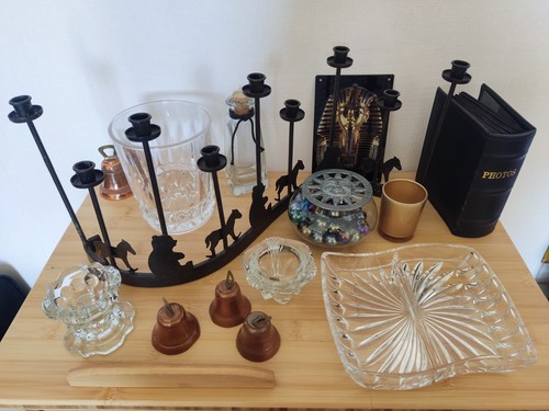 Lot brocante esprit festif - lot,
