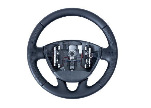 Volant cuir noir - volant,