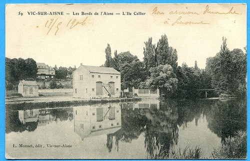 Cpa vic sur aisne les - cpa,