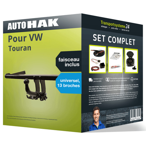 Attelage pour touran 10 - vw, 06-10