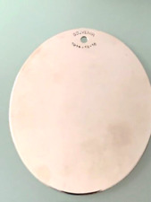 Christofle, Guerre 14/18. 1Très Rare Miroir Utilisé dans les Tranchées .