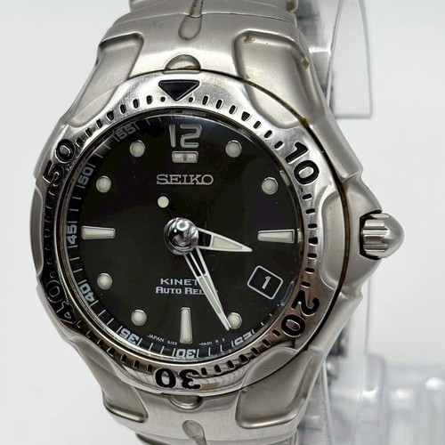 Seiko kinetic 5j22 0a50 - seiko, gold