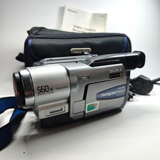 Sony Handycam CCD-TRV78E Camcorder Hi8 560x Night Vision Retro Camera Bundle