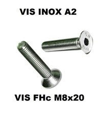 Vis FHC M8 x 20 INOX A2 BTR 6