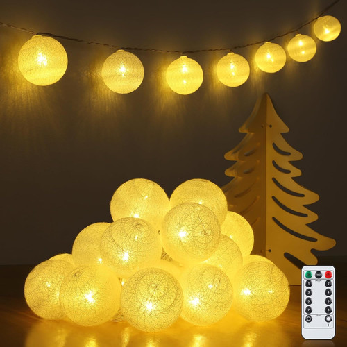 Guirlande lumineuse boules - guirlande, À
